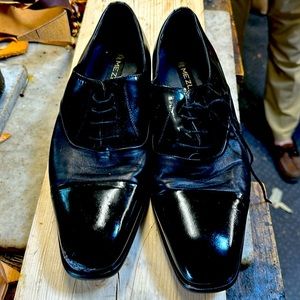 Mezlan Black Tuxedo Men’s Shoes Size 10.5 M